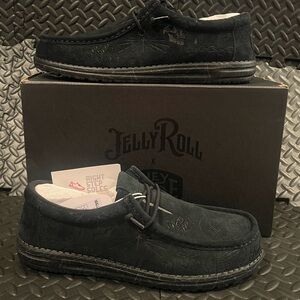 Hey dude Jelly Roll Wally Black Men's Shoes